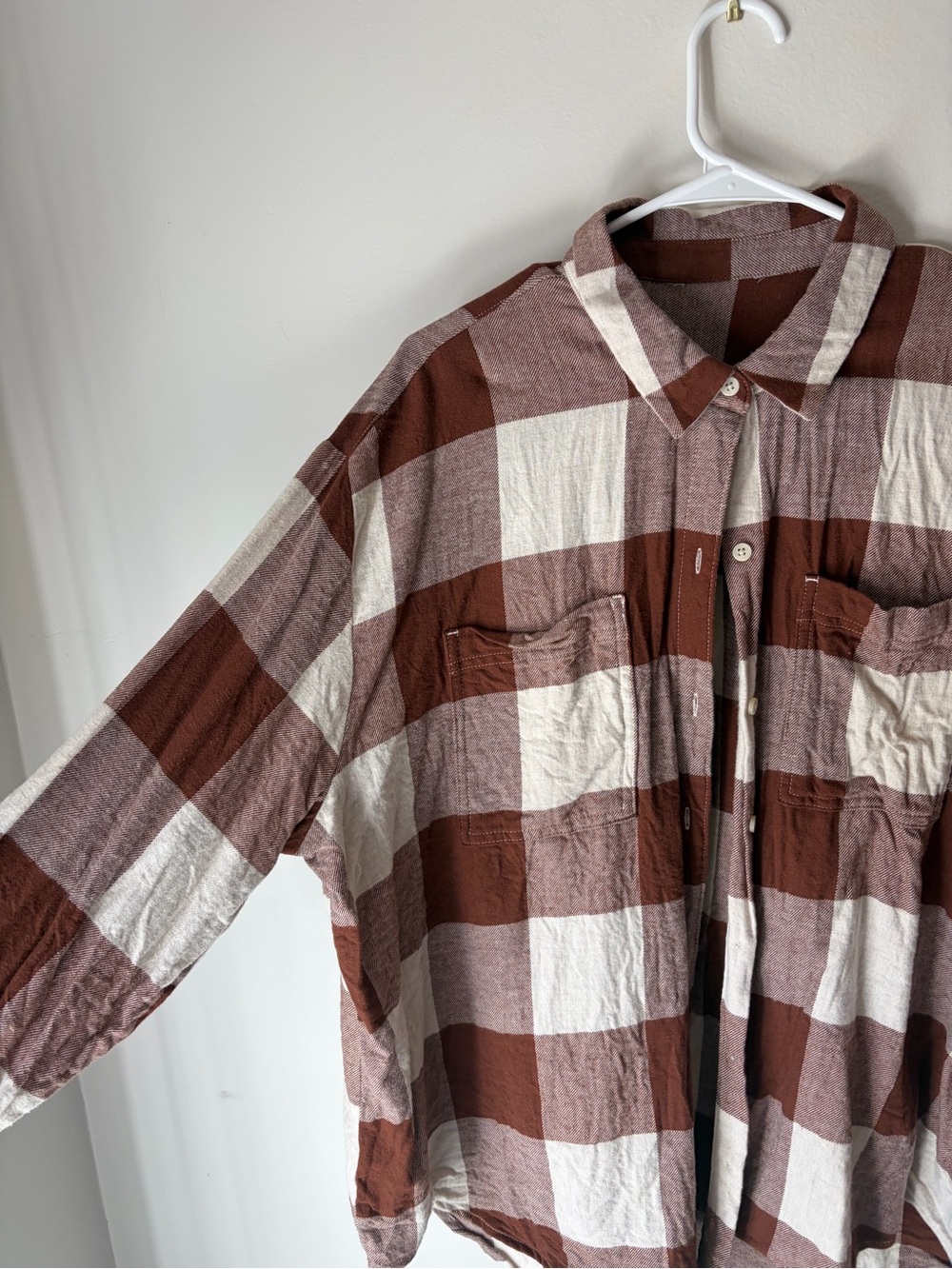 Women’s oversized flannel